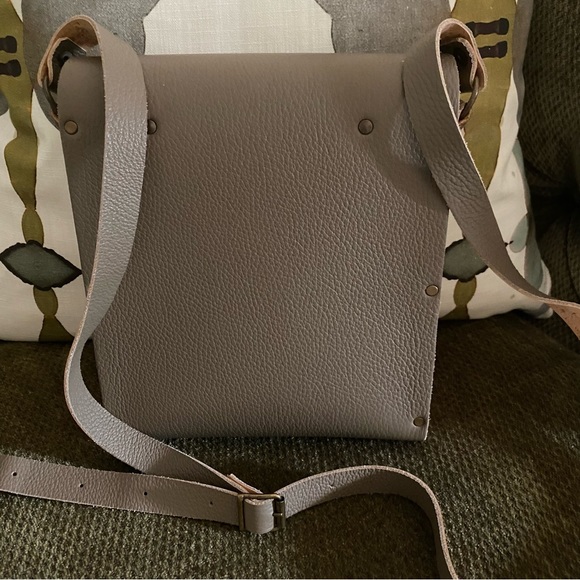 Portuguese Cork/Leather Shoulder Messenger Bag - Picture 3 of 11